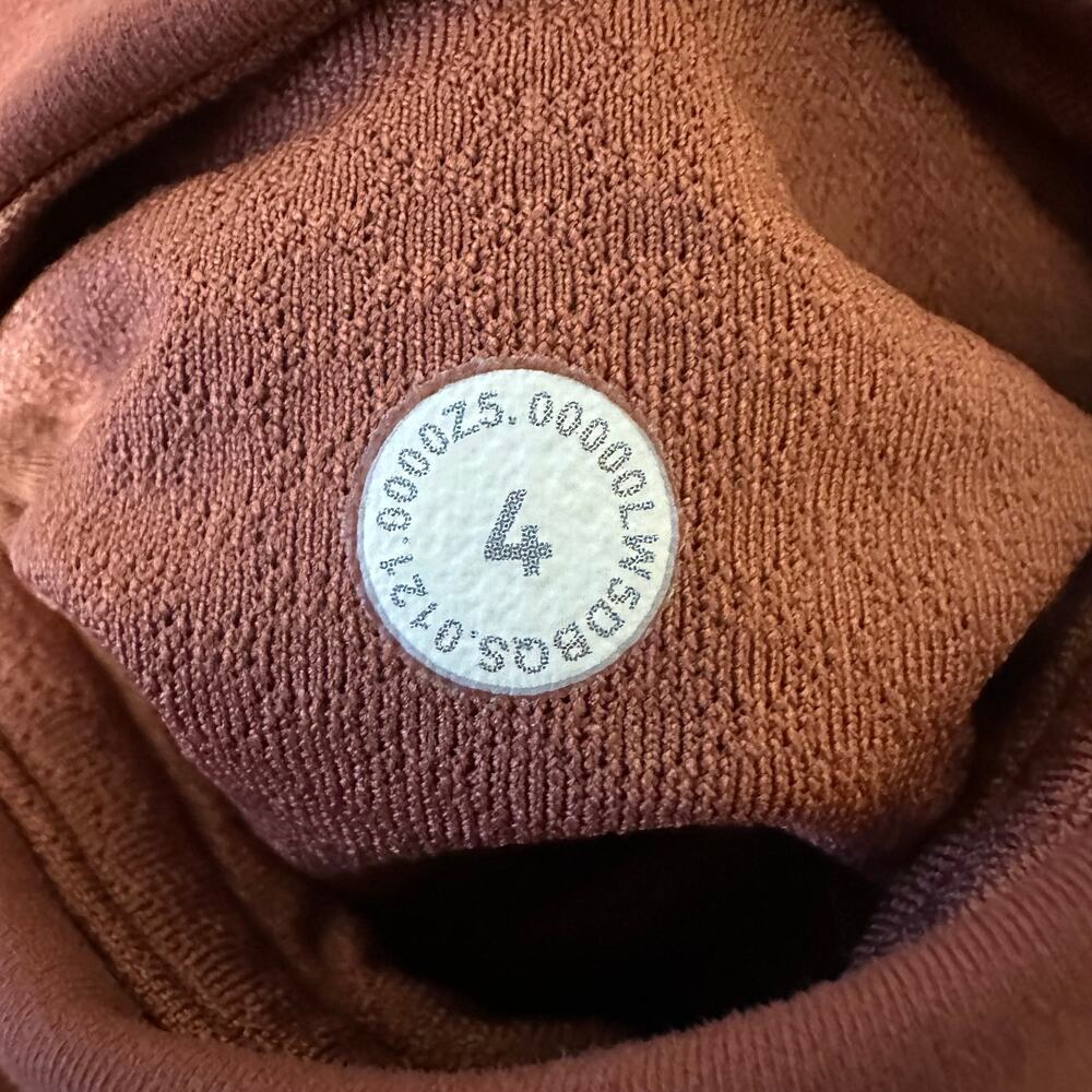 LULULEMON Everlux and Mesh High-Rise Tight 25" Dark Terracotta Size 4 - Picture 9 of 9